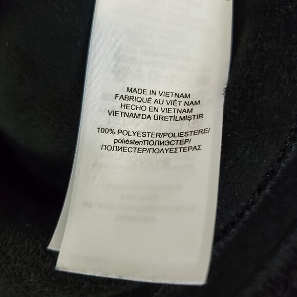 RLL Ralph Lauren Black sherpa Fleece Vest with Gold Zipper Size Large EUC - Picture 11 of 14